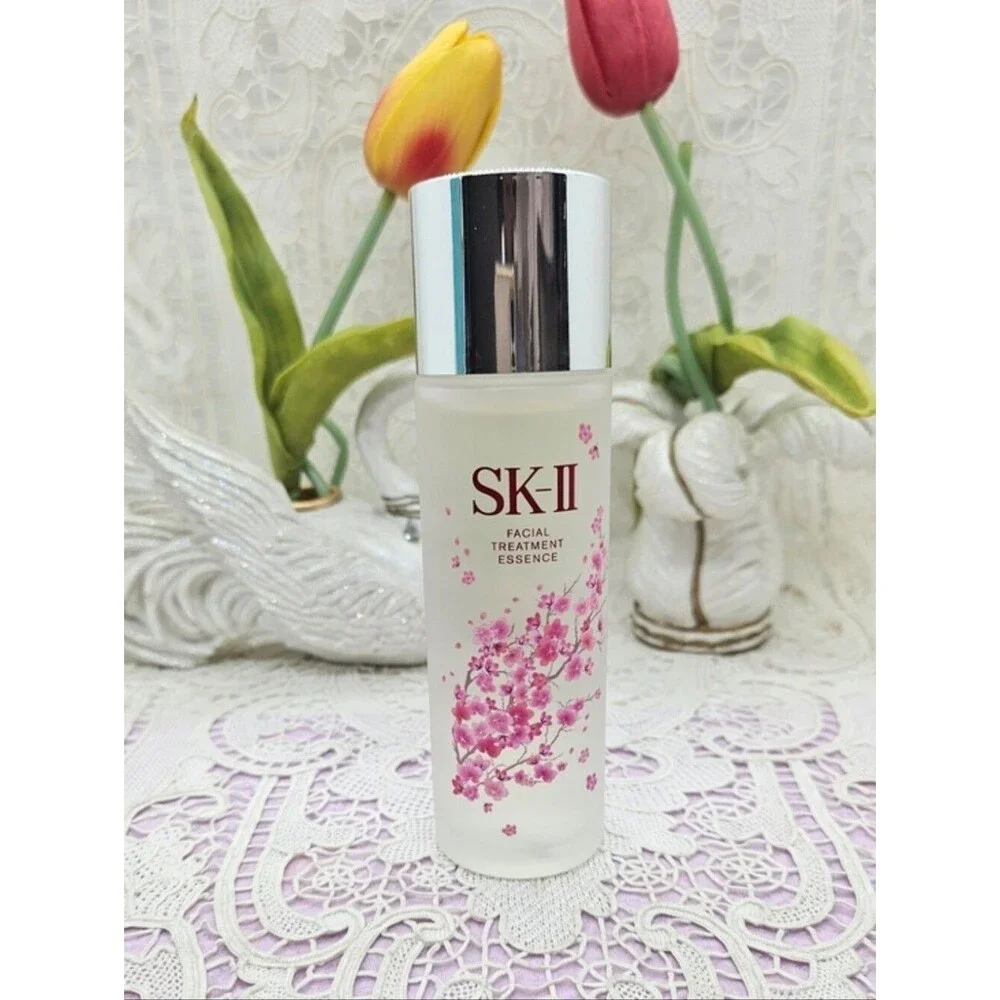 SK-II Sakura Limited Ed. Treatment Essence, Serum, Cream Set New